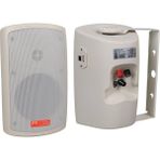 Magicvoice Mv-36 11 cm 50 Watt Komütatörlü Hat Trafolu Beyaz Sütun Hoparlör 2'li Okul Cami Konferans Salonu Hoparlörü - Krem Rengi