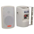 Magicvoice Mv-36 11 Cm 50 Watt Komütatörlü Hat Trafolu Beyaz Sütun Hoparlör 2'Li Okul Cami Konferans Salonu Hoparlörü