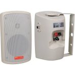 Magicvoice Mv-36 11 cm 50 Watt Komütatörlü Hat Trafolu Krem Beyaz Sütun Hoparlör (2'li Takım) - Siyah