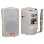 Magicvoice Mv-36 11 Cm 50 Watt Komütatörlü Hat Trafolu Krem Beyaz Sütun Hoparlör (2'Li Takım)