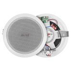 Magicvoice Tpı-350 5 İnç 13.5 Cm Hat Trafolu Alçıpan Asma Tavan Tipi Hoparlör Mağaza Kolon 6W Rms Mp3 Usb Uyumlu Beyaz