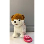 Magicway Müzikli Yürüyen Havlayan Yalayan Kuyruk ve Başını Sallayan Ses Kaydını Tekrarlayan Peluş Köpek - 758 Kahverengi