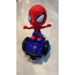 Magicway Sesli ve Işıklı Gezen Örümcek Adam Pilli Otomatik Dönen Eğlenceli Spider Man - Kırmızı