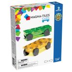 Magna-Tiles 16022 2'Li Araba Seti, Çok Renkli