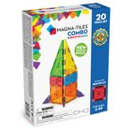 MAGNA-TILES Combo 20 Parça Manyetik Yapı Seti, Orijinal Manyetik Yapı Markası