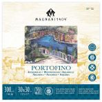 Magnani 1404 Italia Cold Press%100 Pamuk Suluboya Kağıt Pedi, 20 Yaprak, 30,5 x 30,5 cm, 12 x 12 inç, 150 lbs, Asitsiz, UV Dayanıklı, Deckled Kenarlar, Sanatçılar için Vegan Boyutlu Su Renkli Kağıt,