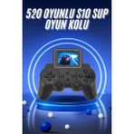 Magne 2.4 Inç Ekran 520 Oyunlu Retro Temalı Kablosuz Oyun Kolu El Atarisi - TGR6709-4853