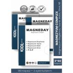 Magneday Magnezyum Complex Bisglisinat, Sitrat, Malat, Taurat, P5P ( Vitamin B6 ) * 3 Kutu = 180 Kapsül