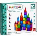Magneo 72 Parça Manyetik Blok Seti – Eğitici Zeka Geliştirici Oyuncak (3+ Yaş) - Çok Renkli