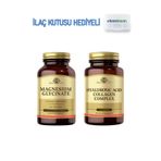 Magnesium Glycinate + Solgar Hyaluronic Acid Ilaç Kutusu Hediyeli