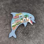 Magnet Balık Caretta Kule Buzdolabı Süsü Ahşap Magnet Mıknatıslı Hediyelik Eşya