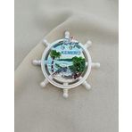 Magnet Dümen Mıknatıslı Buzdolabı Süsü Nazar Göz Boncukllu Palmiye Türkiye Kemer Yazılı