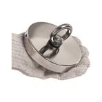 Magnet Fishing, 100mm Dev Boy Askılı Güçlü Büyük Neodyum Mıknatıs, Kurtarma Mıknatısı