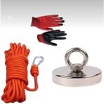 Magnet Fishing Halatlı Neodyum Pot Mıknatıs Seti, 60MM Çapında Kancalı Mıknatıs Balıkçılığı