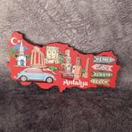 Magnet Harita Deniz Araba Turistik Buzdolabı Süsü Manyetik Mıknatıslı Hediyelik Eşya