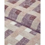 Magnet Pamuklu Tek Kişilik Battaniye Krem - Bordo - 150 x 200 cm