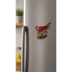 Magnet Taşlı Kuş Figürlü Türkiye Buzdolabı Süsü – Metal Dekoratif Hediyelik Magnet 7x5 cm