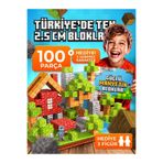 magnetcraft Minecraft Mıknatıslı Manyetik Blok Seti 100 Parça 2.5cm Büyük Boy Manyetik Lego Zeka Geliştirici Eğitici STEM Oyuncak Montessori Mıknatıslı Oyuncak 3+ Yaş