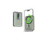 Magnetic Power Bank 5000 mAh Kablosuz Hızlı Şarj LED Gösterge Ekran MagSafe Uyumlu 22.5W PD QC Taşınabilir Şarj Cihazı Standlı Kendinden Kablolu Type-C USB Powerbank Güç Kaynağı FAST zümrüt yeşil