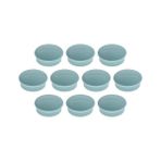 Magnetoplan Güçlü Mıknatıs 20 mm Mini Magnet - 10 Adet - Mavi