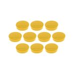 Magnetoplan Güçlü Mıknatıs 25 mm Hobby Magnet - 10 Adet - Sarı