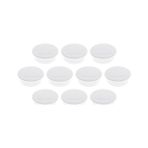 Magnetoplan Güçlü Mıknatıs 40 mm Color Magnet - 10 Adet - Beyaz