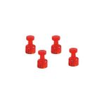 Magnetoplan Koni Mıknatıs Renkli Magnet 11 mm - 4 Adet - Kırmızı