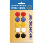 Magnetoplan Renkli Mıknatıs 20 mm Magnet 20 mm 10 x 2'li