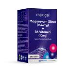 Magnezyum Sitrat ve B6 Vitamini Takviye Edici Gıda