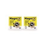 MAGNİ5 Magni5 Magnezyum Vitamin D3 B6 İçeren Takviye Edici Gıda 2 x 90 Kapsül