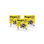 MAGNİ5 Magni5 Magnezyum Vitamin D3 B6 İçeren Takviye Edici Gıda 3x90 Kapsül