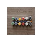magnocandles 2 adet 6’lı akrilik boya ve 1 adet fırça