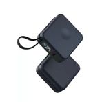 Magpac Mini Plus Dijital 10.000 Mah Type-C Telefon Saat Kablosuz Şarj Destekli Magsafe Powerbank - Lacivert