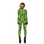 MAGREAT Kadın Kostümlü Oyun Tulumları, Yetişkin Yılan Baskılı Fermuarlı Catsuit Clubwear Tulum Erkek Kızlar için Süslü Elbise, çok renkli, L