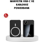 Magsafe Uyumlu Powerbank 20W Pd 15W