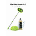 MAGUREX Cilalı Oto Yıkama Şampuanı 800ML ve Çizmez Mikrofiber Temizleme Mopu Seti