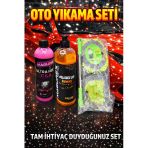 Magurex Oto Yıkama Seti Ultra Hızlı Cila+Cilalı Şampuan+Mikrofiber Araç Yıkama Mopu(Yedek Moplu)