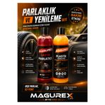 MAGUREX Parlaklık ve Yenileme Seti (Lastik Parlatıcı + Plastik Yenileyici) 2'li Set