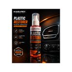MAGUREX Plastic Restorer Plastik Yenileyici 150 ml - Tampon, Trim ve Dış Plastik Parlatıcı | UV Korumalı | Solmuş Plastik Yenileme