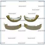 Maher FREN BALATA ALBEA 2003-2009 LEVYELİ PABUÇ ARKA (BENDIX FREN SİSTEMİ İÇİN) +1MM 77362453