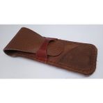 Mahfuz Crazy Hors Gerçek Deri Özel Kalemleriniz Için Kalemlik Kalem Kutu ( 2*3 Kalem Için ) 27 cm 6 H18BCM - Kahve