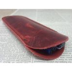 Mahfuz Crazy Hors Gerçek Deri Tamamen El Emeği Kalemlik Kalem Kutu 16,5 cm 6,9 cm Ebatlarında 1503B