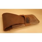 Mahfuz Crazy Hors Hakiki Deri El Emeği Kalemlik Kalem Kutu 27 cm 6 cm 84CC - Açık Kahve