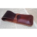 Mahfuz Crazy Hors Hakiki Deri El Emeği Kalemlik Kalem Kutu 27 cm 6 cm HHH04D - Renkli