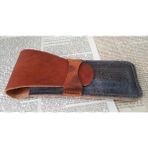 Mahfuz Crazy Hors Hakiki Deri El Emeği Kalemlik Kalem Kutu 27 cm 6 cm HHH0702H - Kahverengi