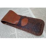 Mahfuz Crazy Hors Hakiki Deri El Emeği Özel Kalemleriniz Için Kalemlik Kalem Kutu 27 cm 6 cm H19B1 - Kahverengi