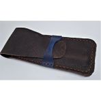 Mahfuz Gerçek Deri Özel Kalemleriniz Için Kalemlik Kalem Kutu 27 cm 6 cm - Gri - Kahverengi