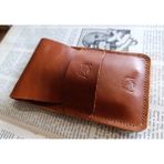 Mahfuz Gerçek Deri Özel Kalemleriniz Için Kalemlik Kalem Kutu ( 5*6 Kalem Için ) 28 cm \ 9.5 cm NLU131 - Kahverengi