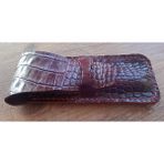 Mahfuz Hakiki Deri El Emeği Özel Kalemleriniz Için Kalemlik Kalem Kutu 27 cm 6 cm - Açık Bordo