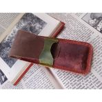 Mahfuz Hakiki Deri El Emeği Özel Kalemleriniz Için Kalemlik Kalem Kutu 27 x 6 cm 25R16 - Kahve